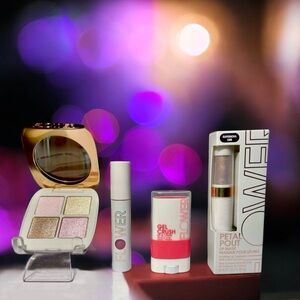 LOT OF 4 PCS FLOWER - SHADOW QUAD EYESHADOW PALETTE SHADE PETAL PLAY +